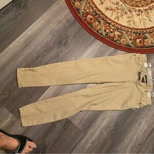 Aeropostale Women's Beige Straight Leg Pants